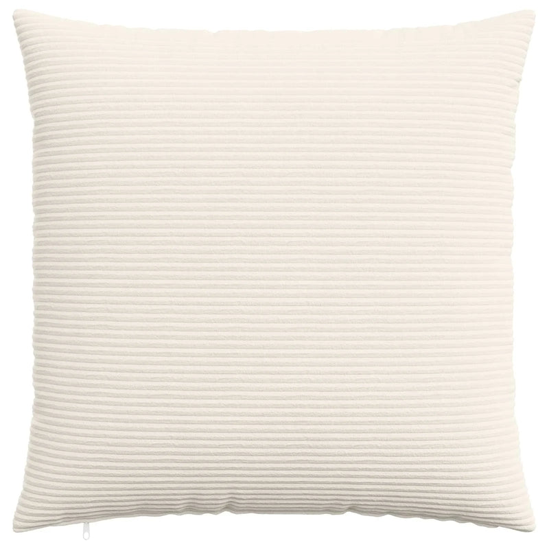 Cushion Cover 2 pcs HEERLEN Cream 80 x 80 cm Corduroy