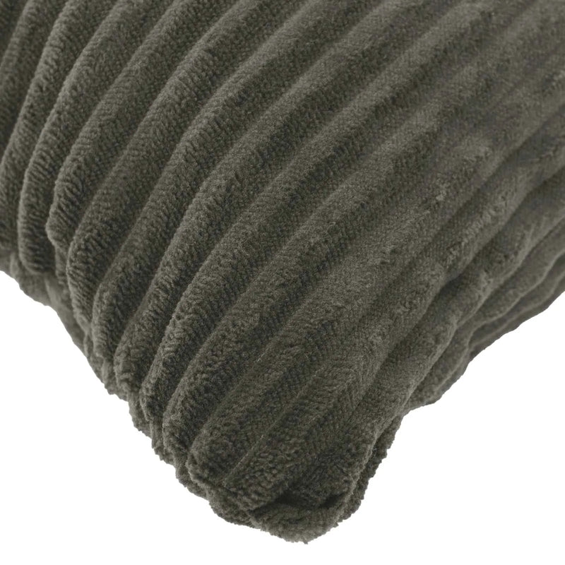 Cushion Cover 2 pcs HEERLEN Anthracite 80 x 80 cm Corduroy
