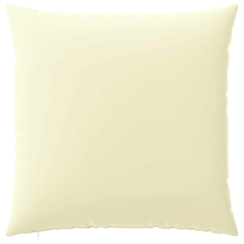 Cushion Cover 2 pcs HEERLEN Cream 80 x 80 cm Polyester
