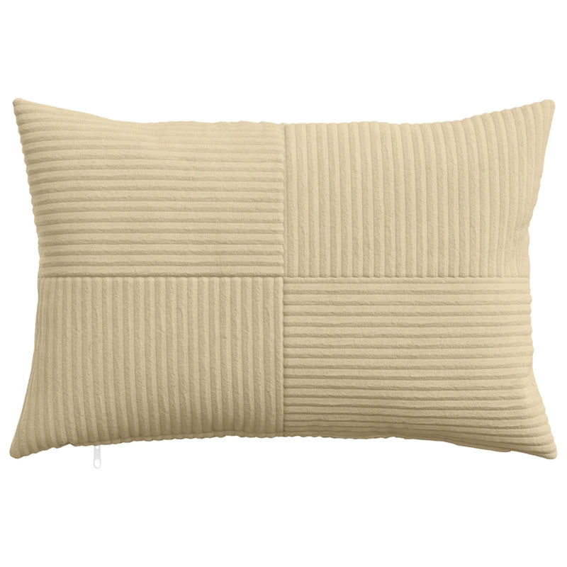 Cushion Cover 2 pcs ALMELO Grey Green 30 x 50 cm Corduroy
