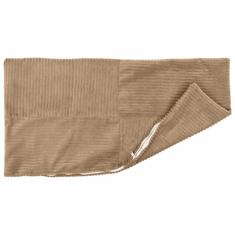 Cushion Cover 2 pcs ALMELO Brown 30 x 50 cm Corduroy
