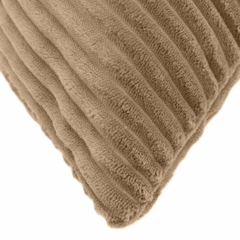 Cushion Cover 2 pcs ALMELO Brown 40 x 40 cm Corduroy