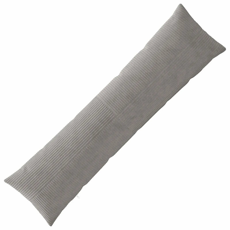 Cushion Cover ALMELO Light Grey 40 x 145 cm Corduroy