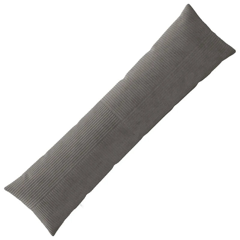 Cushion Cover ALMELO Dark Grey 40 x 145 cm Corduroy