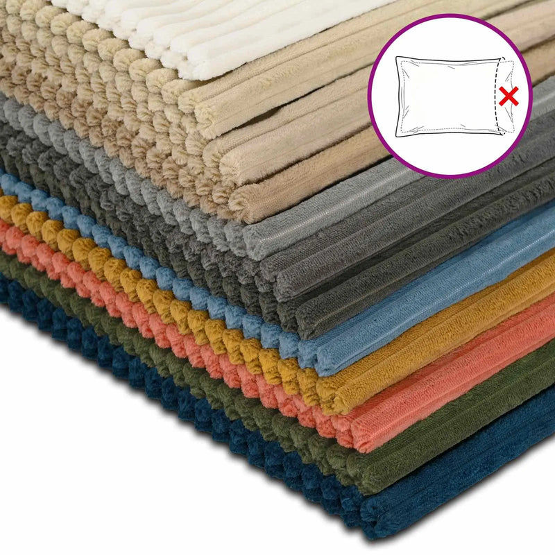 Cushion Cover ALMELO Cream 40 x 145 cm Corduroy
