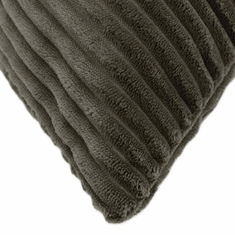 Cushion Cover 2 pcs ALMELO Anthracite 40 x 60 cm Corduroy