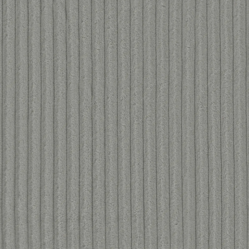 Cushion Cover 6 pcs ALMELO Light Grey 40 x 80 cm Corduroy