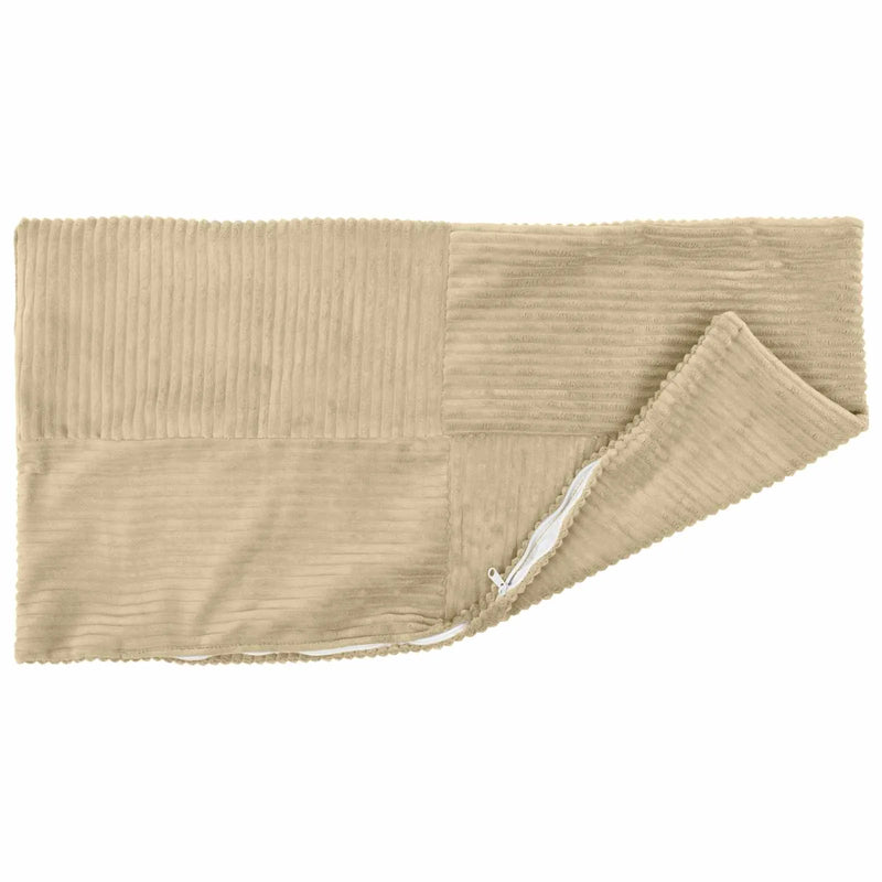 Cushion Cover 2 pcs ALMELO Grey Green 40 x 80 cm Corduroy