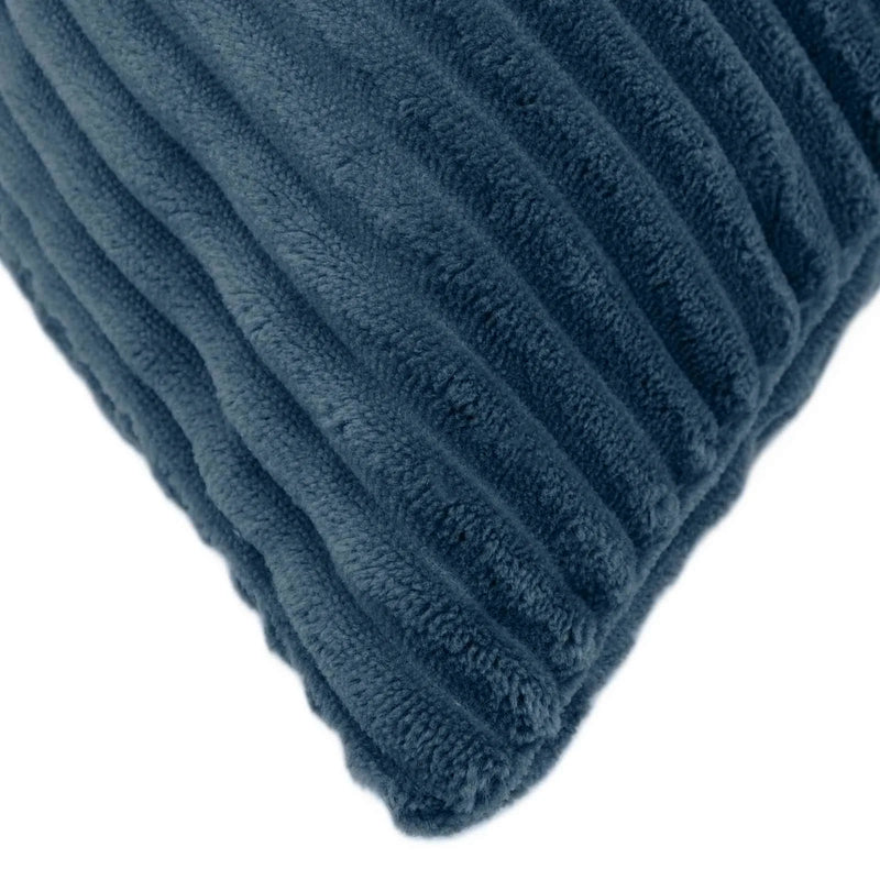 Cushion Cover 2 pcs ALMELO Navy Blue 45 x 45 cm Corduroy