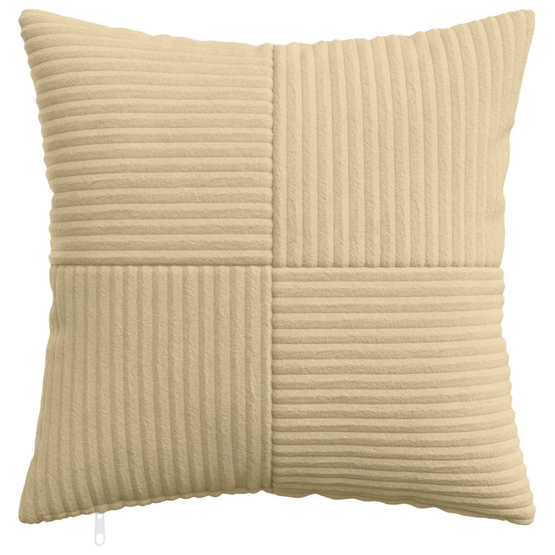 Cushion Cover 2 pcs ALMELO Grey Green 50 x 50 cm Corduroy