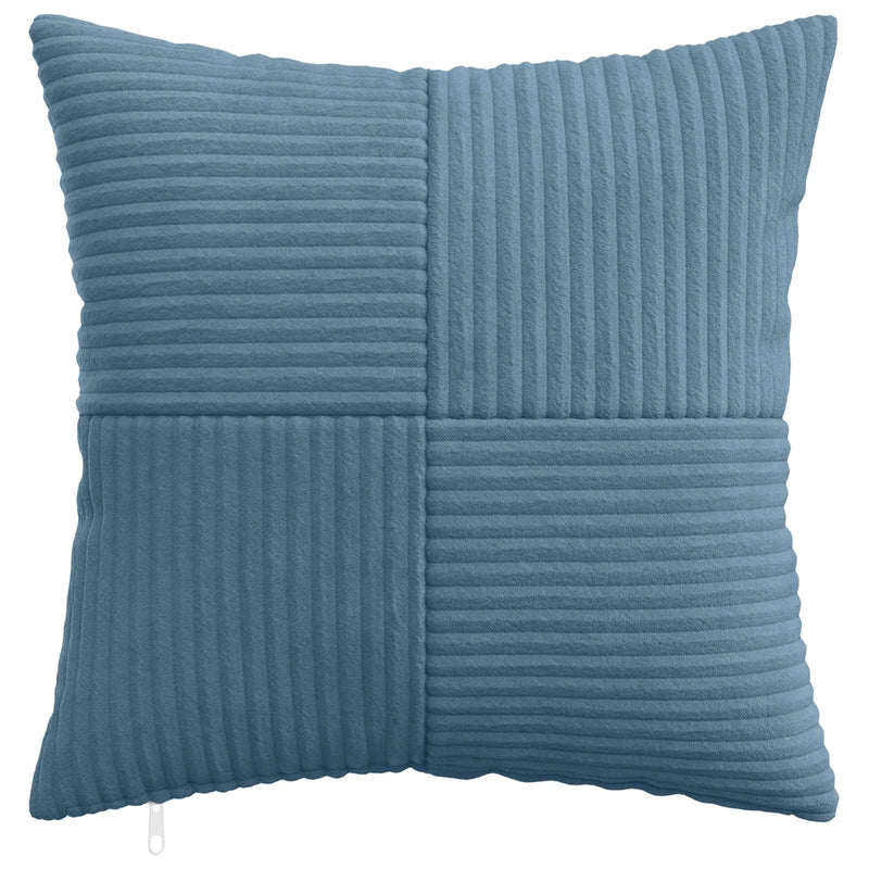 Cushion Cover 2 pcs ALMELO Blue 50 x 50 cm Corduroy