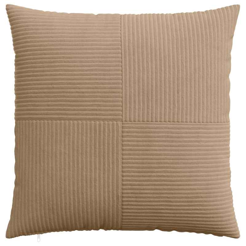 Cushion Cover 2 pcs ALMELO Brown 55 x 55 cm Corduroy