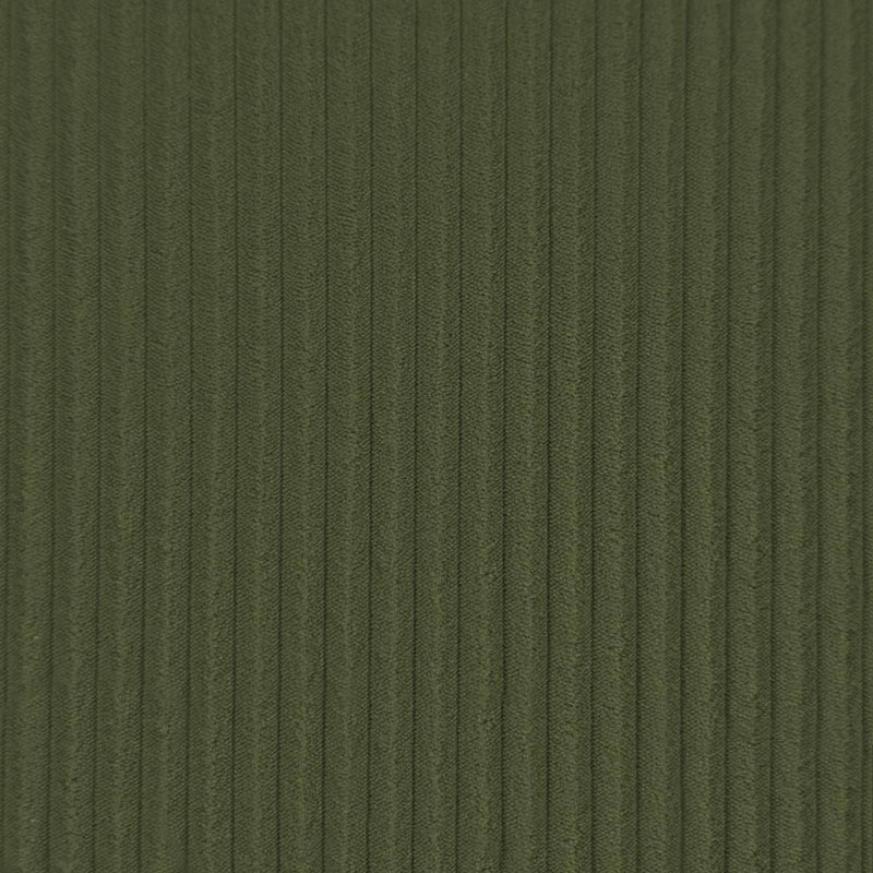 Cushion Cover 2 pcs ALMELO Green 55 x 55 cm Corduroy