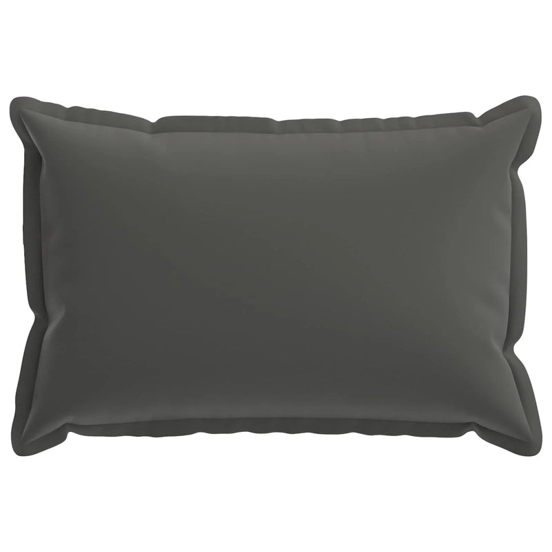 Cushion Cover 2 pcs HOUTEN Anthracite 30 x 50 cm Polyester