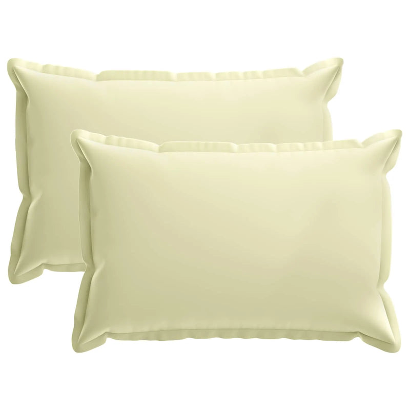Cushion Cover 2 pcs HOUTEN Cream 30 x 50 cm Polyester