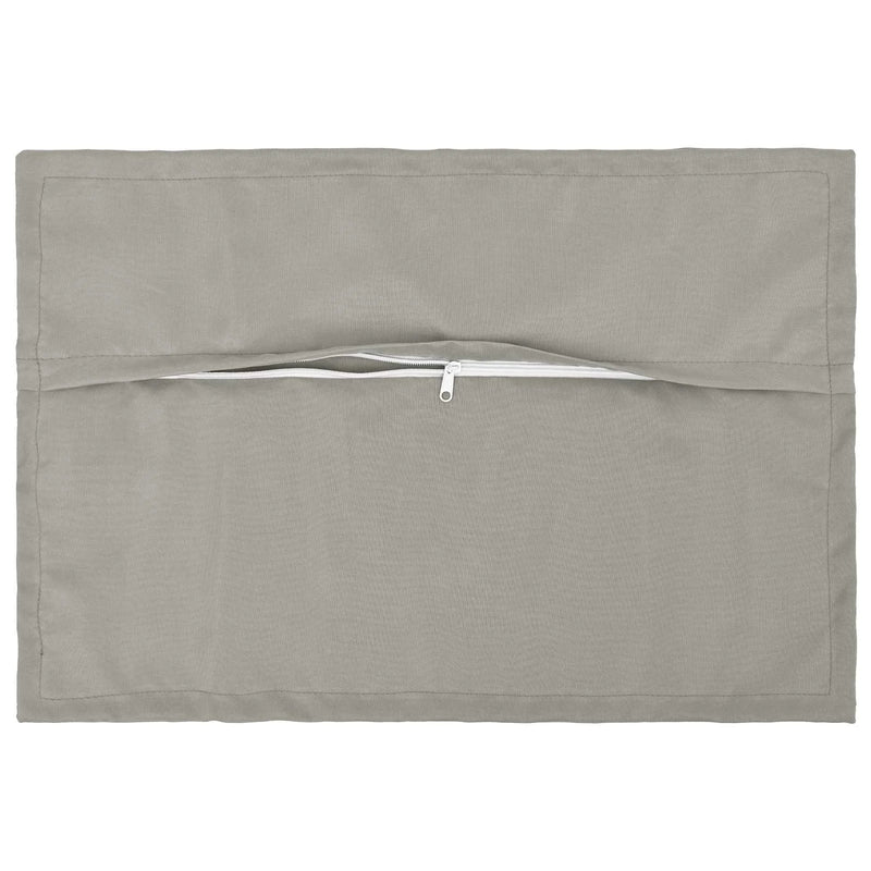 Cushion Cover 2 pcs HOUTEN Grey 30 x 50 cm Polyester