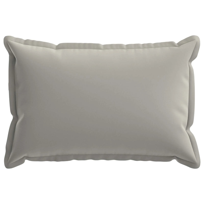 Cushion Cover 2 pcs HOUTEN Grey 30 x 50 cm Polyester