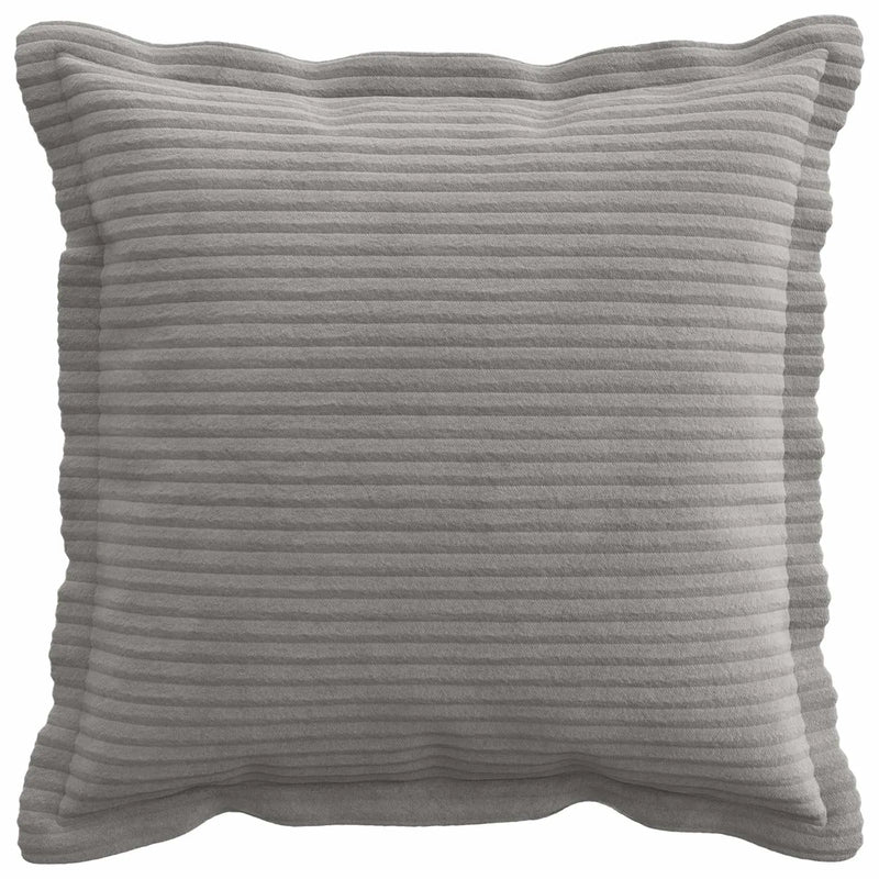 Cushion Cover 2 pcs HOUTEN Light Grey 40 x 40 cm Corduroy