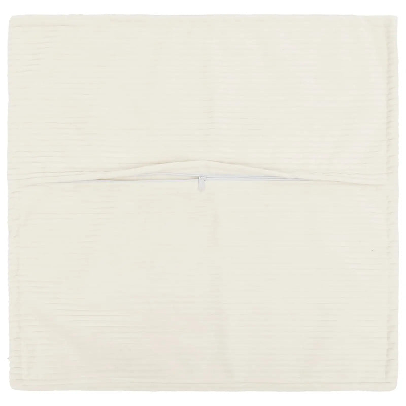 Cushion Cover 2 pcs HOUTEN Cream 40 x 40 cm Corduroy