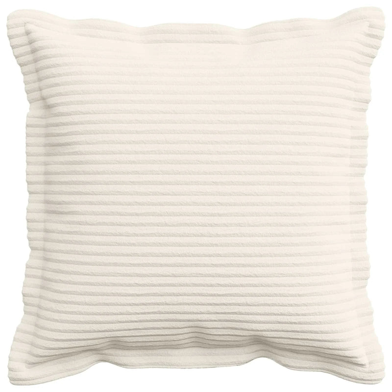Cushion Cover 2 pcs HOUTEN Cream 40 x 40 cm Corduroy