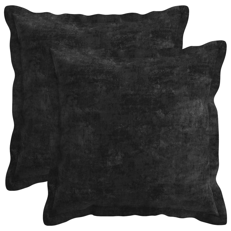 Cushion Cover 2 pcs HOUTEN Anthracite 40 x 40 cm