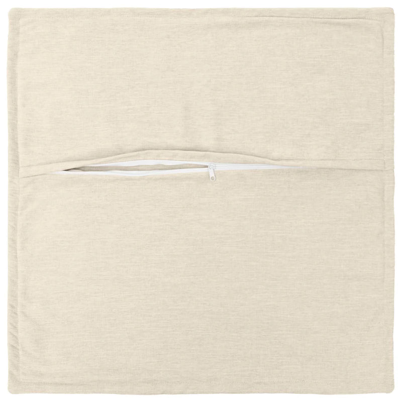 Cushion Cover 2 pcs HOUTEN Cream 40 x 40 cm Chenille Fabric