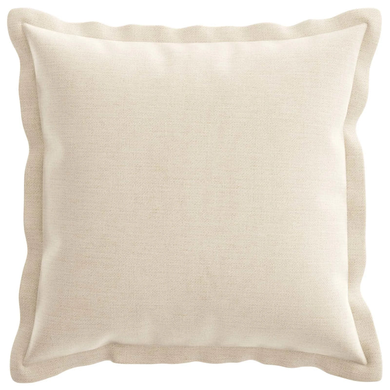 Cushion Cover 2 pcs HOUTEN Cream 40 x 40 cm Chenille Fabric