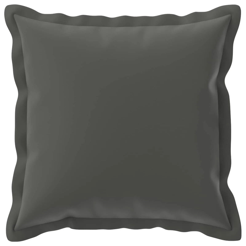 Cushion Cover 6 pcs HOUTEN Anthracite 40 x 40 cm Polyester