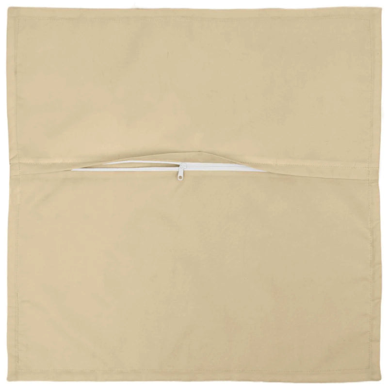 Cushion Cover 2 pcs HOUTEN Beige 40 x 40 cm Polyester