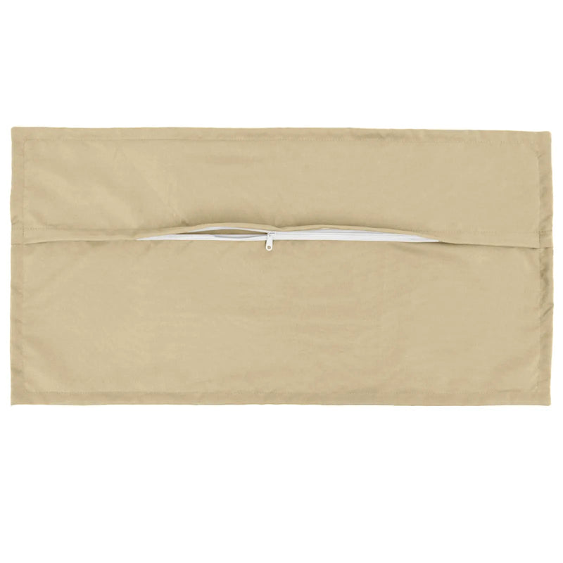 Cushion Cover 2 pcs HOUTEN Beige 40 x 80 cm Polyester