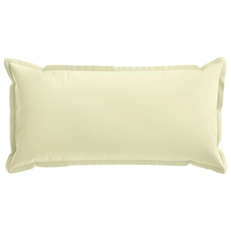 Cushion Cover 2 pcs HOUTEN Cream 40 x 80 cm Polyester