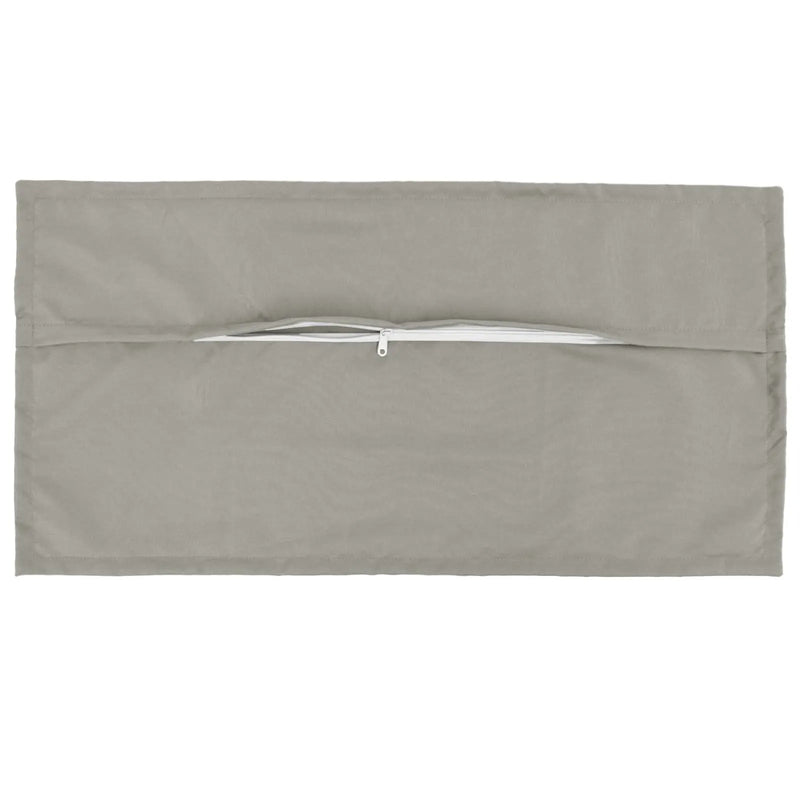 Cushion Cover 2 pcs HOUTEN Grey 40 x 80 cm Polyester
