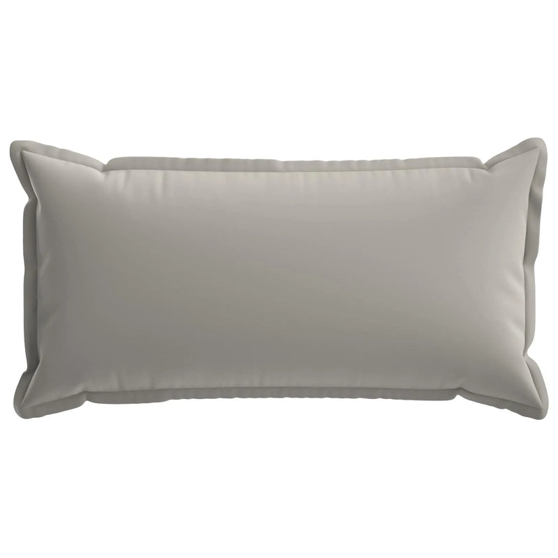 Cushion Cover 2 pcs HOUTEN Grey 40 x 80 cm Polyester