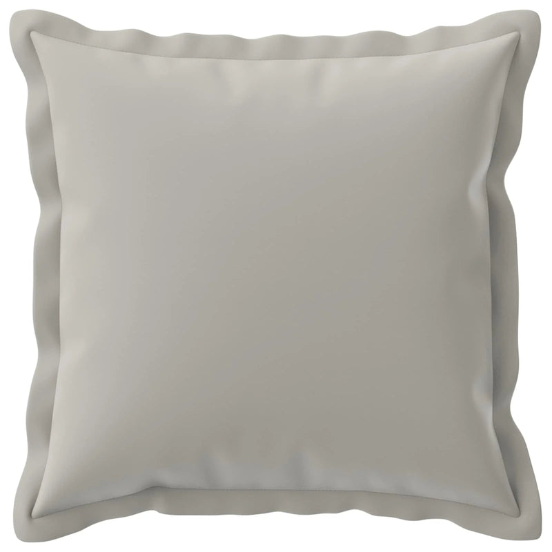 Cushion Cover 2 pcs HOUTEN Grey 45 x 45 cm Polyester