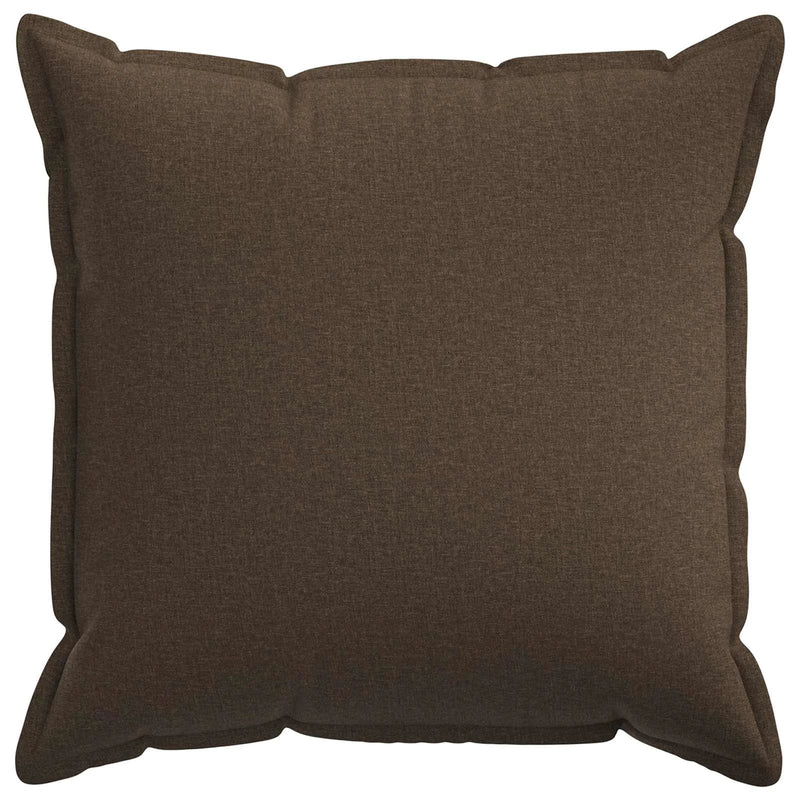 Cushion Cover 2 pcs HOUTEN Taupe 80 x 80 cm Faux Linen