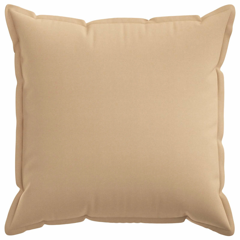Cushion Cover 2 pcs HOUTEN Cream 80 x 80 cm Faux Linen