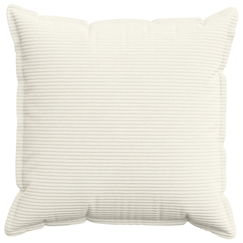 Cushion Cover 2 pcs HOUTEN Cream 80 x 80 cm Corduroy