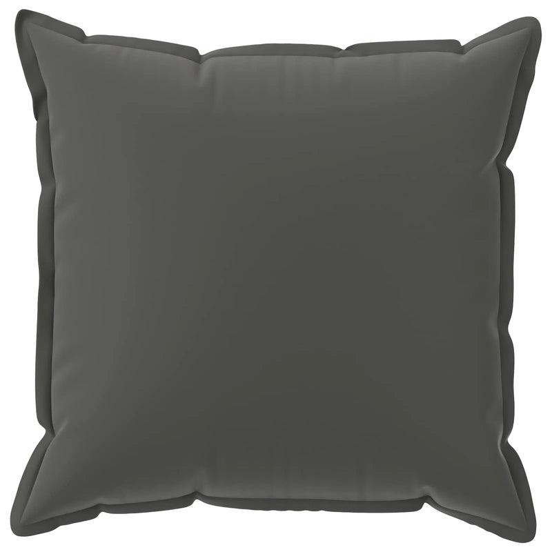 Cushion Cover 2 pcs HOUTEN Anthracite 80 x 80 cm Polyester