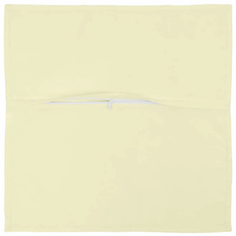 Cushion Cover 2 pcs HOUTEN Cream 80 x 80 cm Polyester