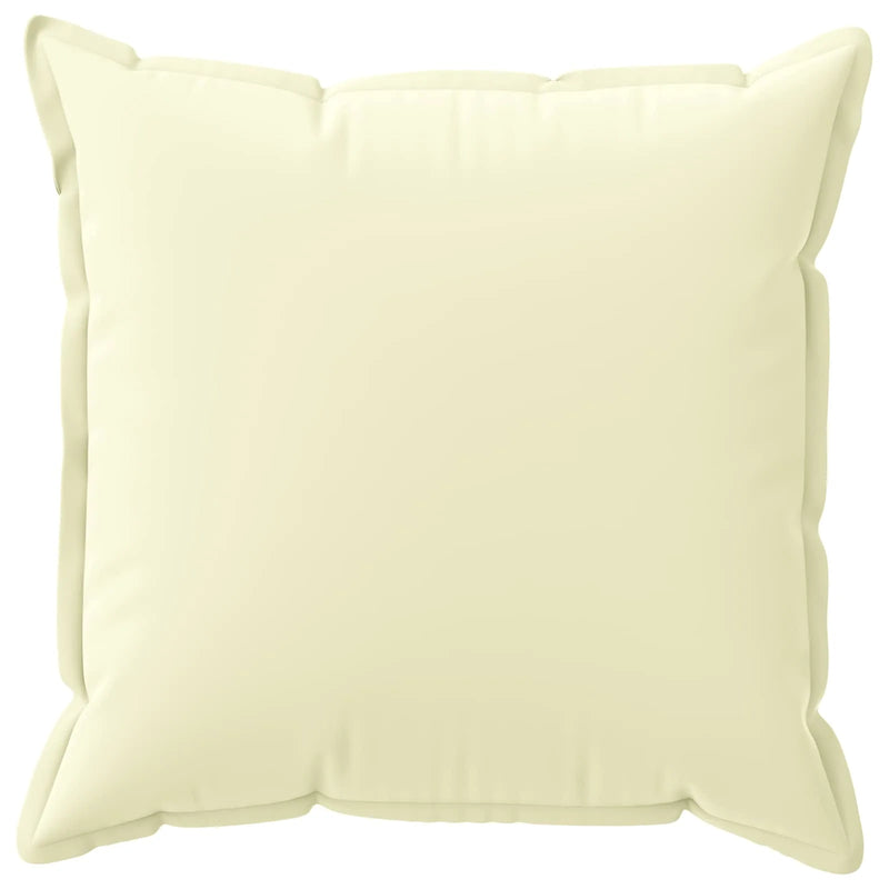 Cushion Cover 2 pcs HOUTEN Cream 80 x 80 cm Polyester