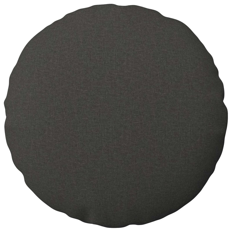 Cushion Cover 2 pcs HEERLEN Dark Grey Ø 40 cm