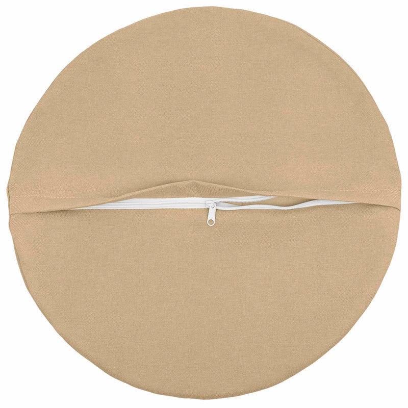 Cushion Cover 2 pcs HEERLEN Cream �� 40 cm Fabric