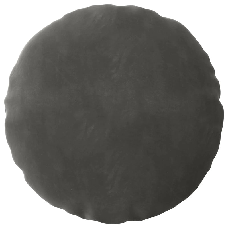 Cushion Cover 2 pcs HEERLEN Dark Grey Ø 40 cm Velvet