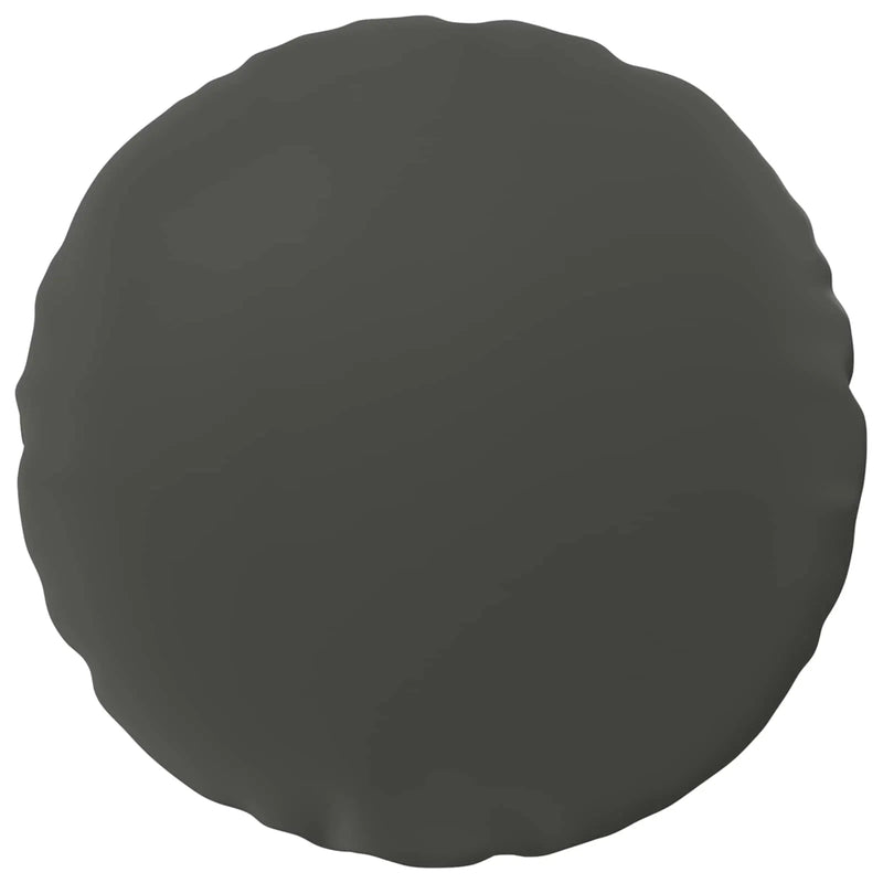 Cushion Cover 2 pcs HEERLEN Anthracite Ø 40 cm Polyester