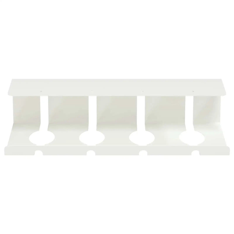 Under Desk Cable Management Tray 2 pcs White 43 x 12 x 10 cm