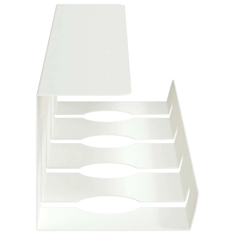 Under Desk Cable Management Tray 2 pcs White 43 x 12 x 10 cm