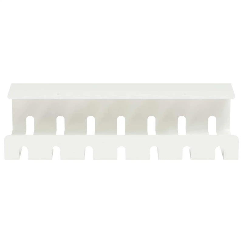 Under Desk Cable Management Tray 2 pcs White 43 x 10 x 10 cm