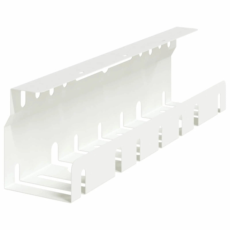 Under Desk Cable Management Tray 2 pcs White 43 x 9 x 11 cm