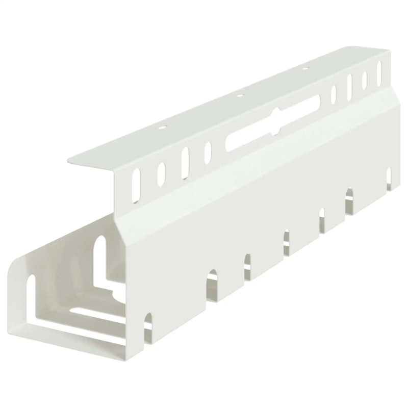 Under Desk Cable Management Tray 2 pcs White 43 x 9 x 11 cm