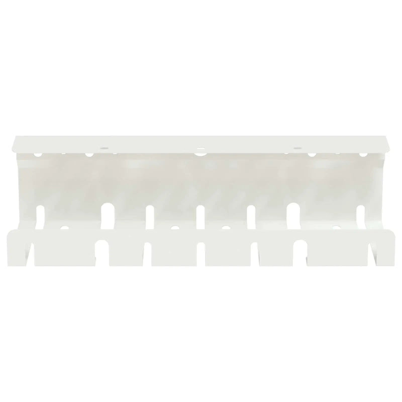 Under Desk Cable Management Tray 2 pcs White 43 x 9 x 11 cm